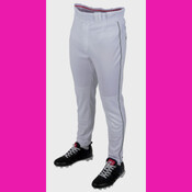 Rawlings 150 Jogger Fit Piped Baseball Pants With White/Dark Green Piping