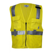 VIZABLE FR HI-VIS DELUXE ANTI-STATIC MESH VEST - TYPE R CLASS 2