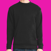 Unisex Santa Barbara Pocket Crewneck Sweatshirt
