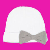 Premium Jersey Infant Bow Cap