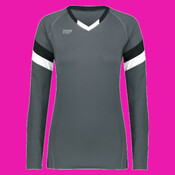 Girls TruHit Tri-Color Long Sleeve Jersey