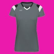 Ladies TruHit Tri-Color Short Sleeve Jersey