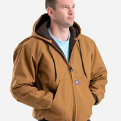 Men's Tall Highland Washed Cotton Duck Hooded Jacket