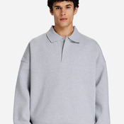 Unisex Element Polo Collar Crewneck Sweatshirt