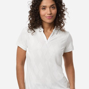 Women's Textured Jacquard Polo