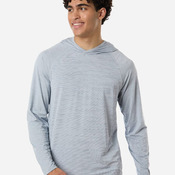 Unisex Performance Hooded Long Sleeve T-Shirt