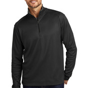 Vertical Texture 1/4 Zip Pullover