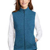 ® Ladies Sweater Fleece Vest